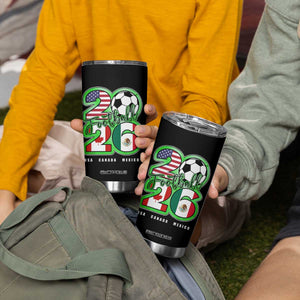 Soccer Football Lover Tumbler Cup USA Canada Mexico Pride 26 TS11 Print Your Wear