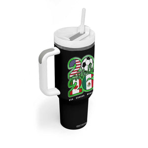 Soccer Football Lover Tumbler With Handle USA Canada Mexico Pride 26 TS11 Print Your Wear
