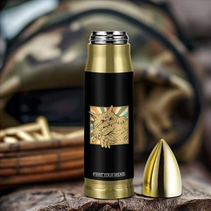 Funny Cat Bite Horror Anime Crazy Kitten Japanese Bullet Tumbler TS11 Print Your Wear