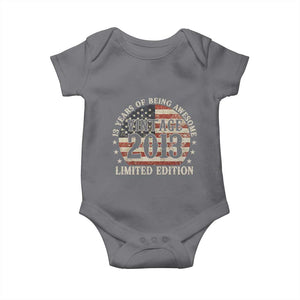 13th Birthday 2026 Baby Onesie Vintage 2013 Limited Edition 13 Years Of Being Awesome TS11 Charcoal Print Your Wear