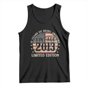 13th Birthday 2026 Tank Top Vintage 2013 Limited Edition 13 Years Of Being Awesome TS11 Black Print Your Wear