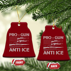 Pro Gun Anti Ice Ceramic Ornament Vintage American Flag 2nd Amendment Support TS11 Print Your Wear
