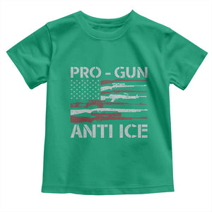 Pro Gun Anti Ice Toddler T Shirt Vintage American Flag 2nd Amendment Support TS11 Irish Green Print Your Wear
