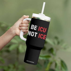 Be ICU Not ICE Tumbler With Handle Alex Pretti Memorial Tribute Minneapolis 2026 TS11 Print Your Wear