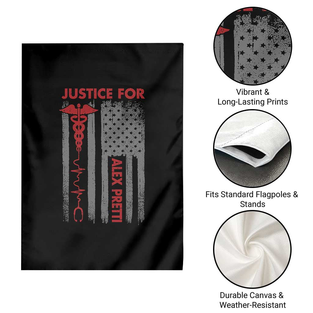 Justice For Alex Pretti Garden Flag Minneapolis Tribute 2026 ICU Nurse American Flag TS11 Print Your Wear