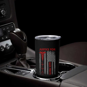 Justice For Alex Pretti Tumbler Cup Minneapolis Tribute 2026 ICU Nurse American Flag TS11 Print Your Wear