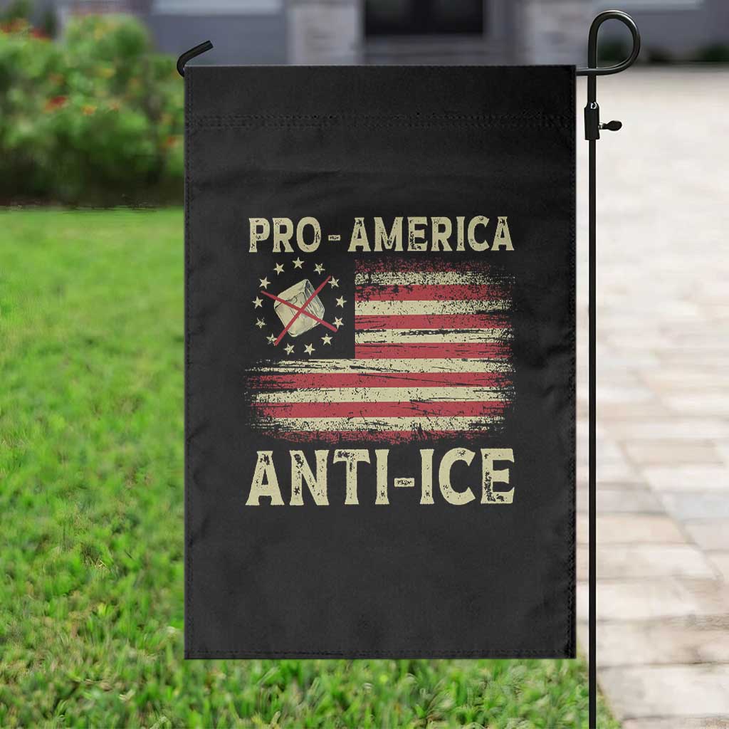 Pro American Anti Ice Garden Flag Resist Protest Support Immigrants Refugee TS11 Print Your Wear