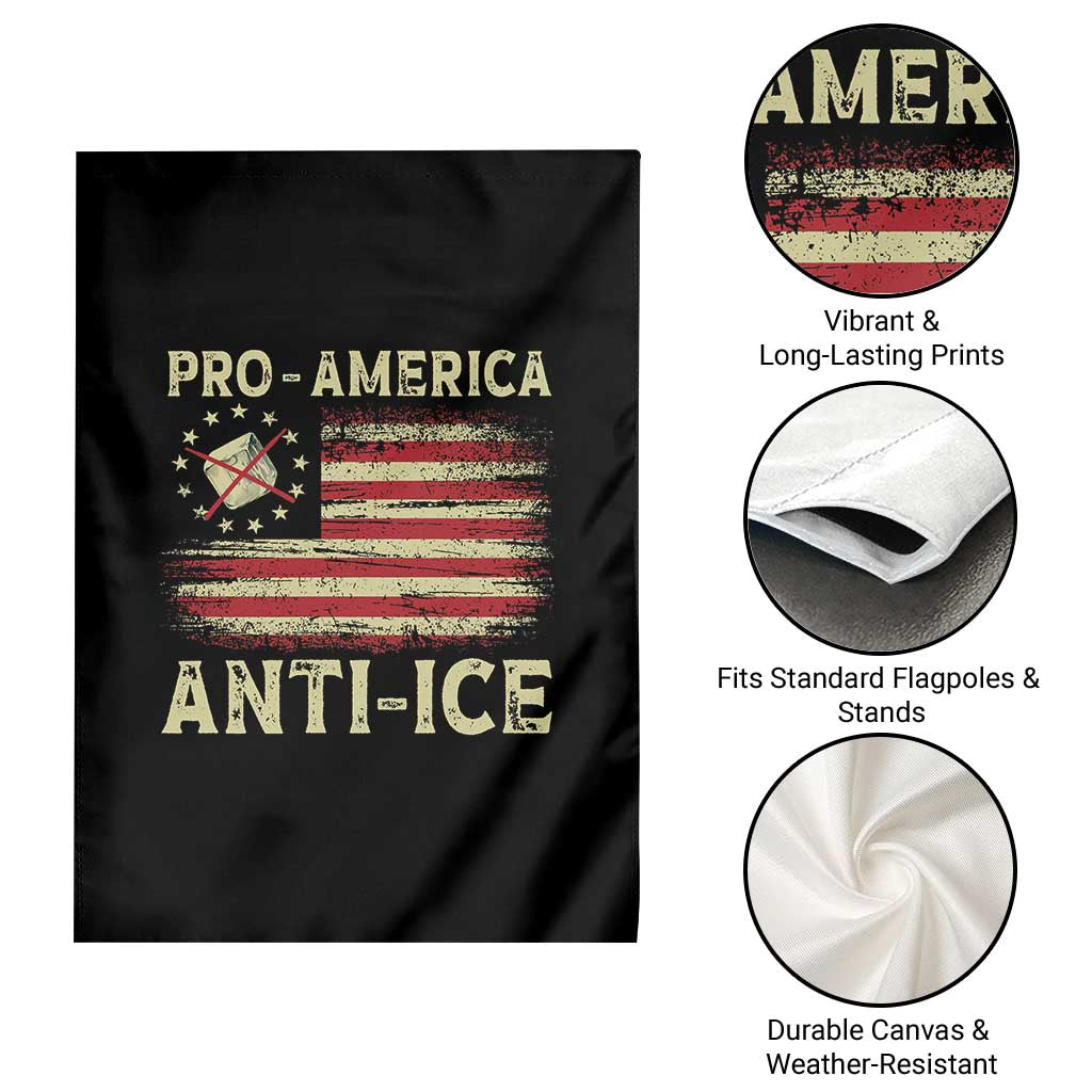 Pro American Anti Ice Garden Flag Resist Protest Support Immigrants Refugee TS11 Print Your Wear