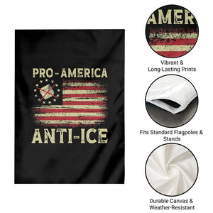 Pro American Anti Ice Garden Flag Resist Protest Support Immigrants Refugee TS11 Print Your Wear