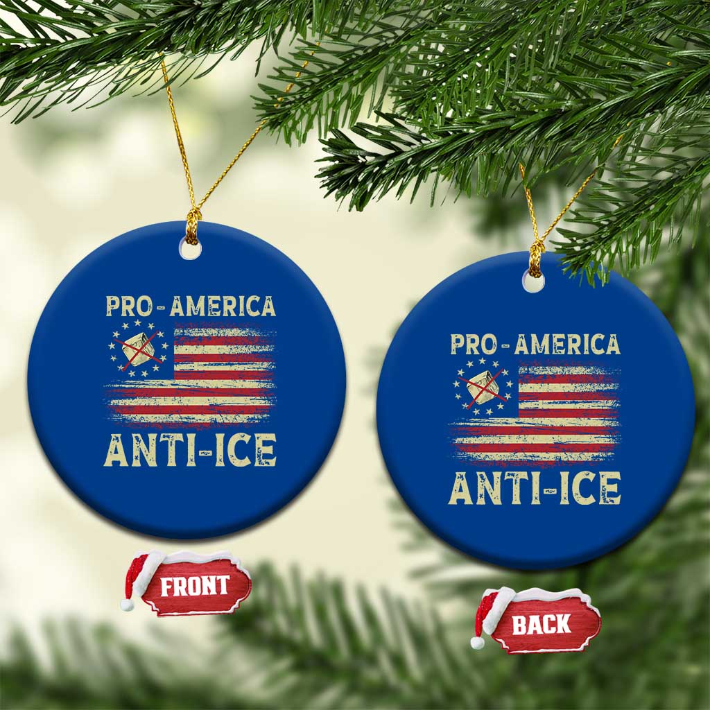 Pro American Anti Ice Ceramic Ornament Resist Protest Support Immigrants Refugee TS11 1pc Blue Print Your Wear