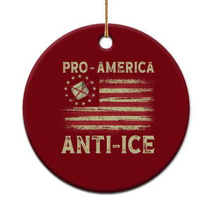 Pro American Anti Ice Ceramic Ornament Resist Protest Support Immigrants Refugee TS11 1pc Red Print Your Wear