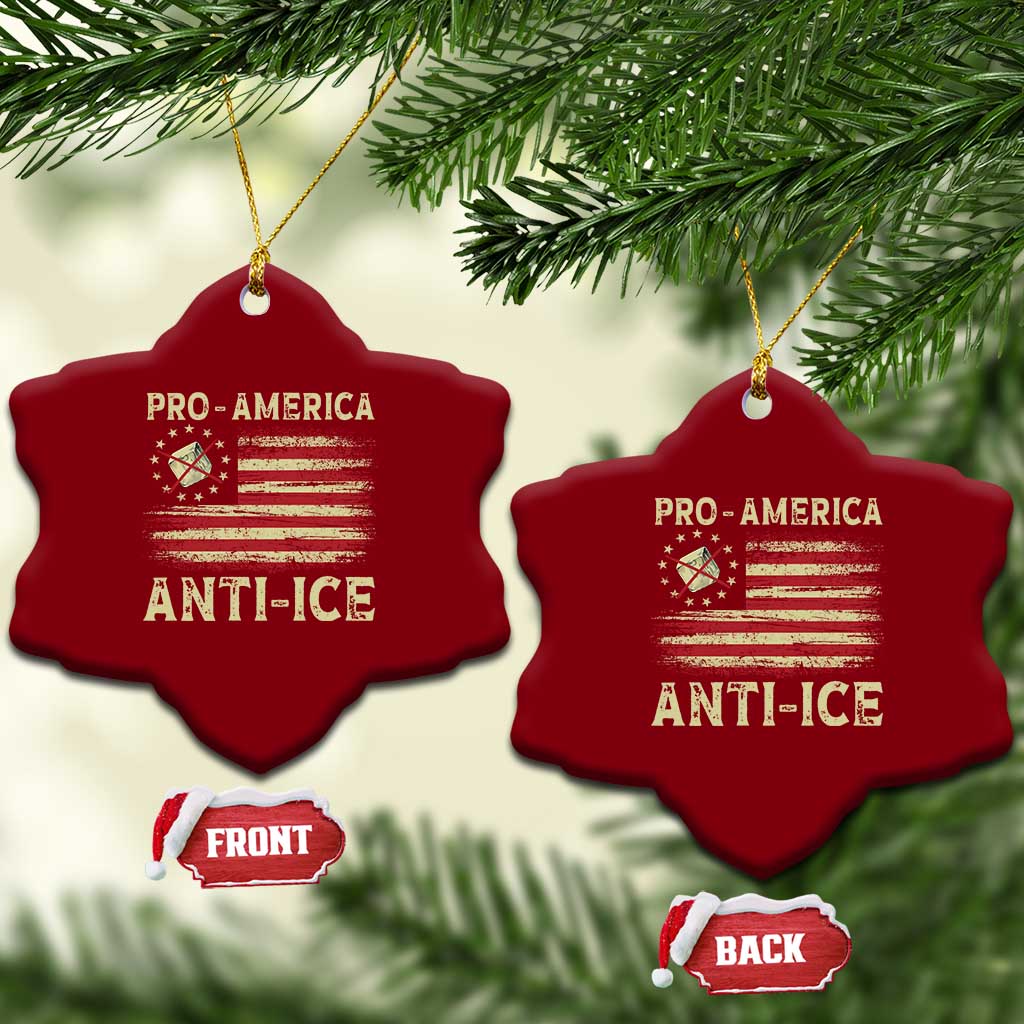 Pro American Anti Ice Ceramic Ornament Resist Protest Support Immigrants Refugee TS11 Print Your Wear