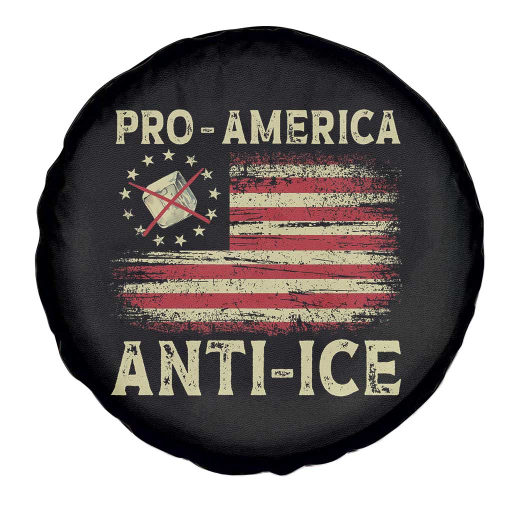 Pro American Anti Ice Spare Tire Cover Resist Protest Support Immigrants Refugee TS11 Print Your Wear