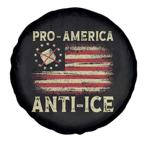 Pro American Anti Ice Spare Tire Cover Resist Protest Support Immigrants Refugee TS11 Print Your Wear