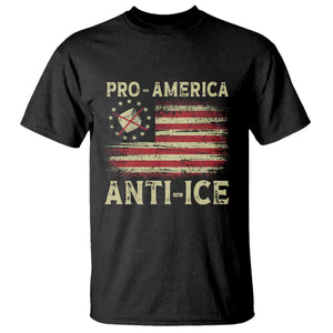 Pro American Anti Ice T Shirt - Resist Protest Support Immigrants Refugee Tee TS11 Black Print Your Wear