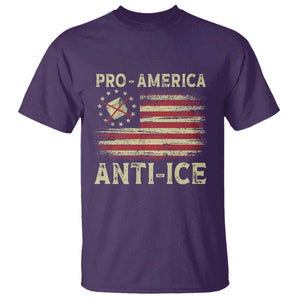 Pro American Anti Ice T Shirt - Resist Protest Support Immigrants Refugee Tee TS11 Purple Print Your Wear