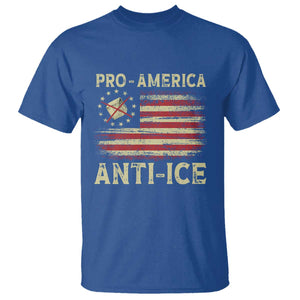 Pro American Anti Ice T Shirt - Resist Protest Support Immigrants Refugee Tee TS11 Royal Blue Print Your Wear