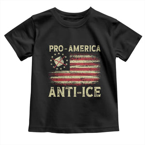 Pro American Anti Ice Toddler T Shirt Resist Protest Support Immigrants Refugee TS11 Black Print Your Wear