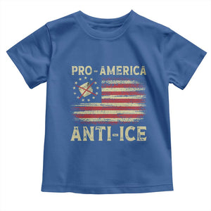 Pro American Anti Ice Toddler T Shirt Resist Protest Support Immigrants Refugee TS11 Royal Blue Print Your Wear
