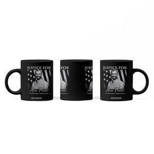 Justice For Alex Pretti Coffee Mug Minneapolis Tribute 2026 Vintage American Flag TS11 Print Your Wear