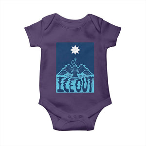 Ice Out Minnesota Loon Baby Onesie MN State Protest TS11 Purple Print Your Wear