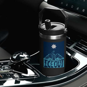 Ice Out Minnesota Loon Flip Straw Tumbler MN State Protest TS11 Print Your Wear