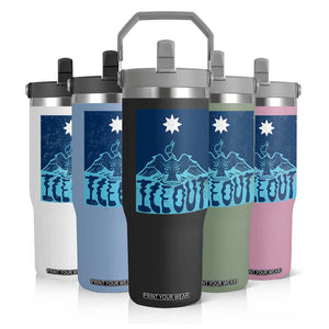 Ice Out Minnesota Loon Flip Straw Tumbler MN State Protest TS11 Print Your Wear