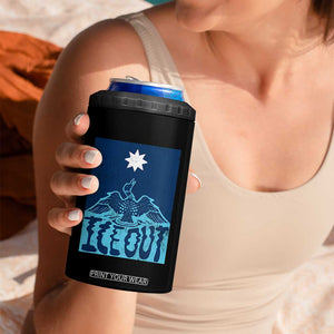 Ice Out Minnesota Loon 4 in 1 Can Cooler Tumbler MN State Protest TS11 Print Your Wear