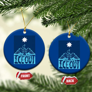 Ice Out Minnesota Loon Ceramic Ornament MN State Protest TS11 1pc Blue Print Your Wear