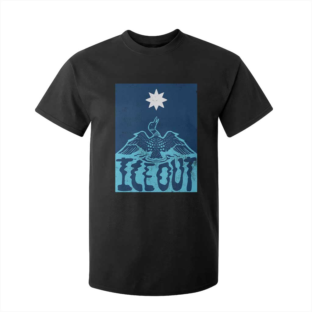 Ice Out Minnesota Loon T Shirt For Kid MN State Protest TS11 Black Print Your Wear