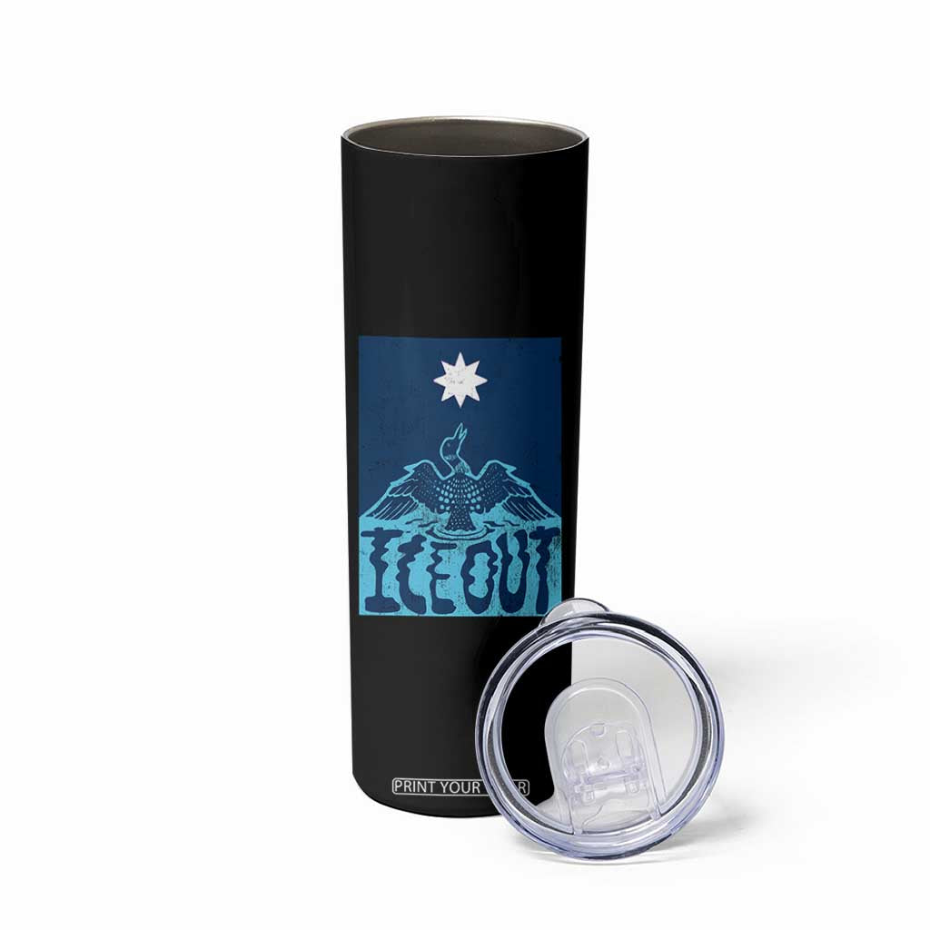 Ice Out Minnesota Loon Skinny Tumbler MN State Protest TS11 Print Your Wear