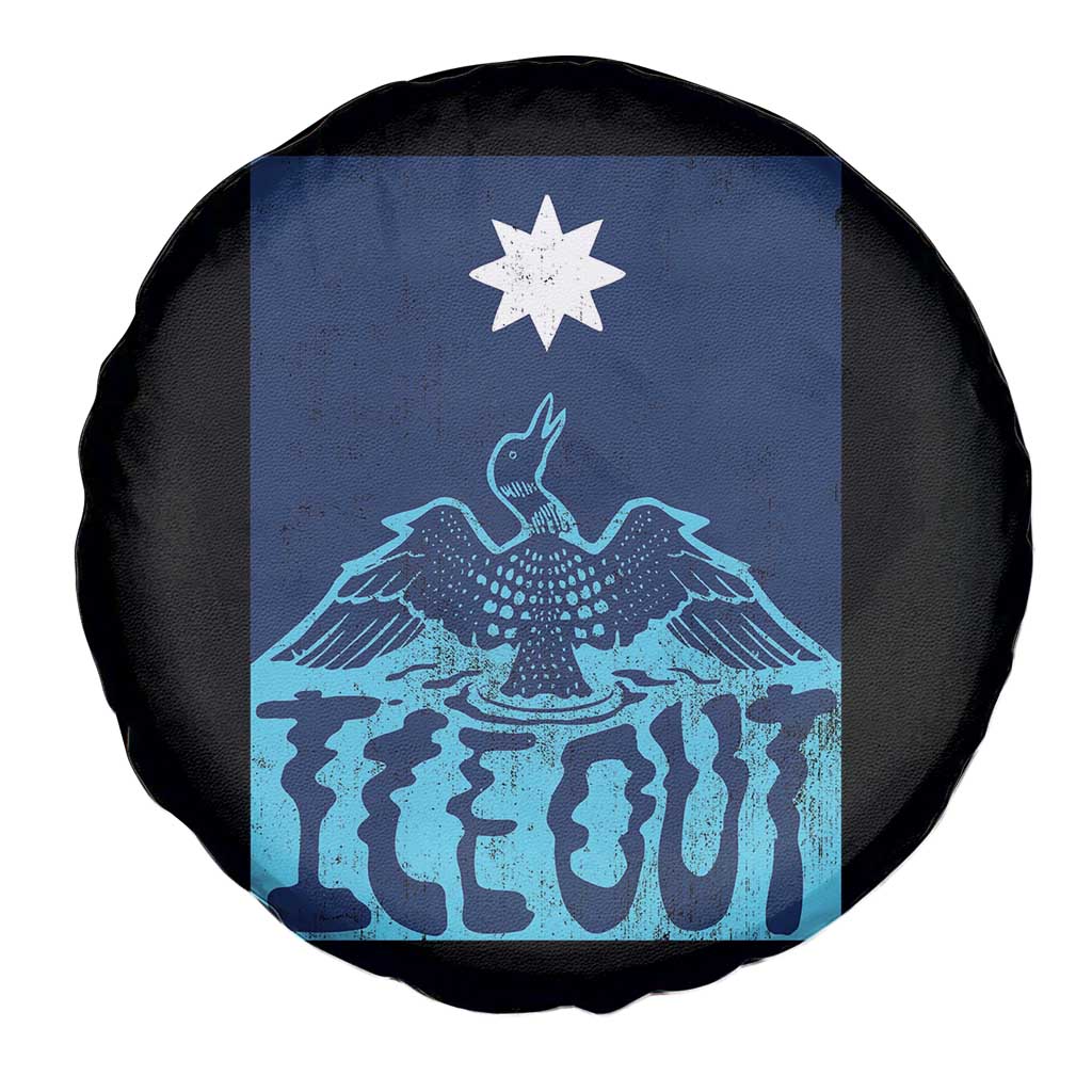 Ice Out Minnesota Loon Spare Tire Cover MN State Protest TS11 Print Your Wear