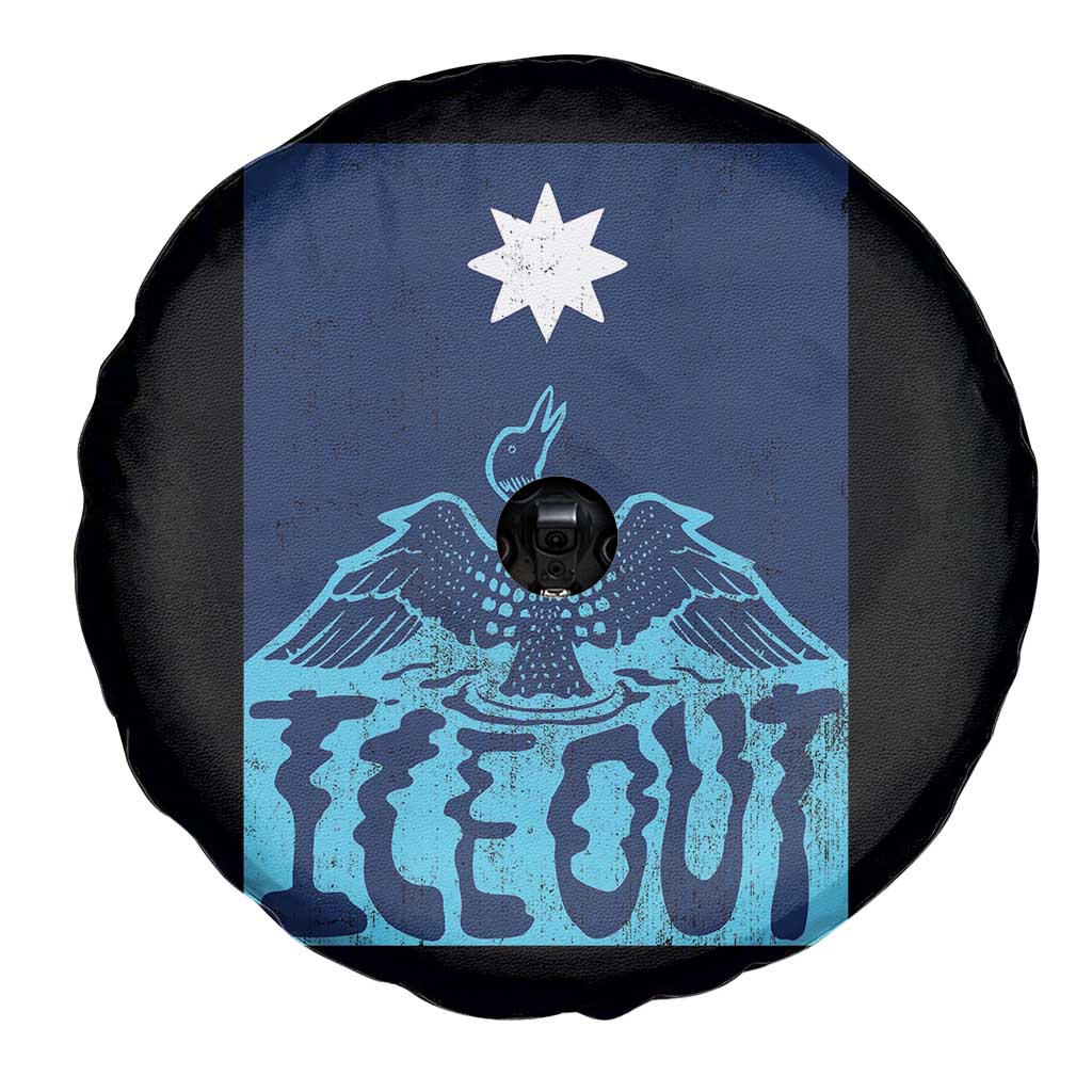 Ice Out Minnesota Loon Spare Tire Cover MN State Protest TS11 Print Your Wear