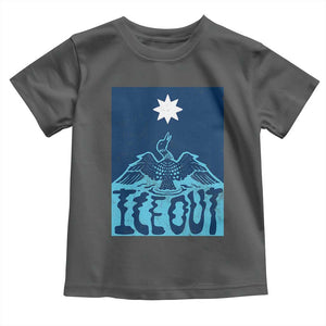 Ice Out Minnesota Loon Toddler T Shirt MN State Protest TS11 Dark Heather Print Your Wear