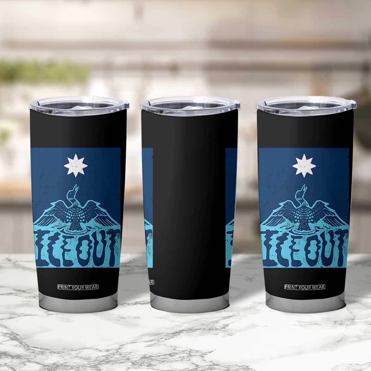 Ice Out Minnesota Loon Tumbler Cup MN State Protest TS11 Print Your Wear