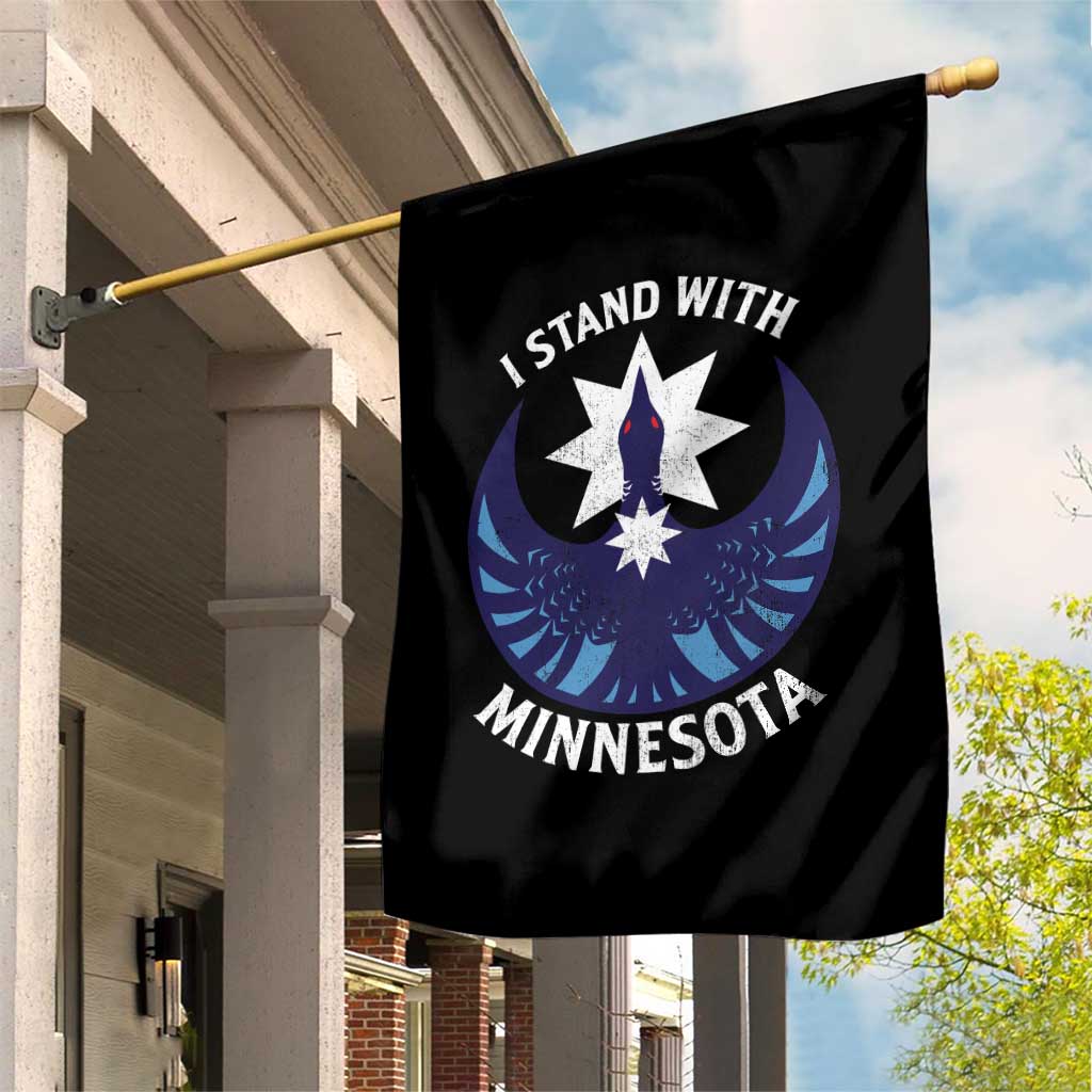I Stand With Minnesota Garden Flag Rebel Common Loon Minnesota Protest TS11 Print Your Wear