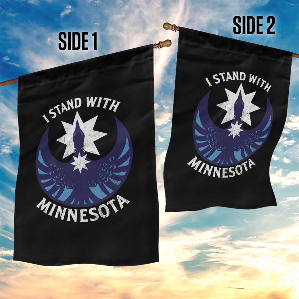 I Stand With Minnesota Garden Flag Rebel Common Loon Minnesota Protest TS11 Print Your Wear