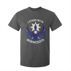 I Stand With Minnesota T Shirt For Kid Rebel Common Loon Minnesota Protest TS11 Dark Heather Print Your Wear