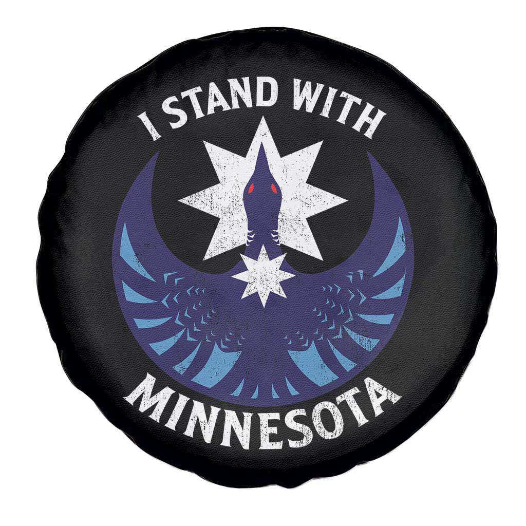 I Stand With Minnesota Spare Tire Cover Rebel Common Loon Minnesota Protest TS11 Print Your Wear