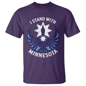I Stand With Minnesota T Shirt - Rebel Common Loon Minnesota Protest Solidarity Tee TS11 Purple Print Your Wear