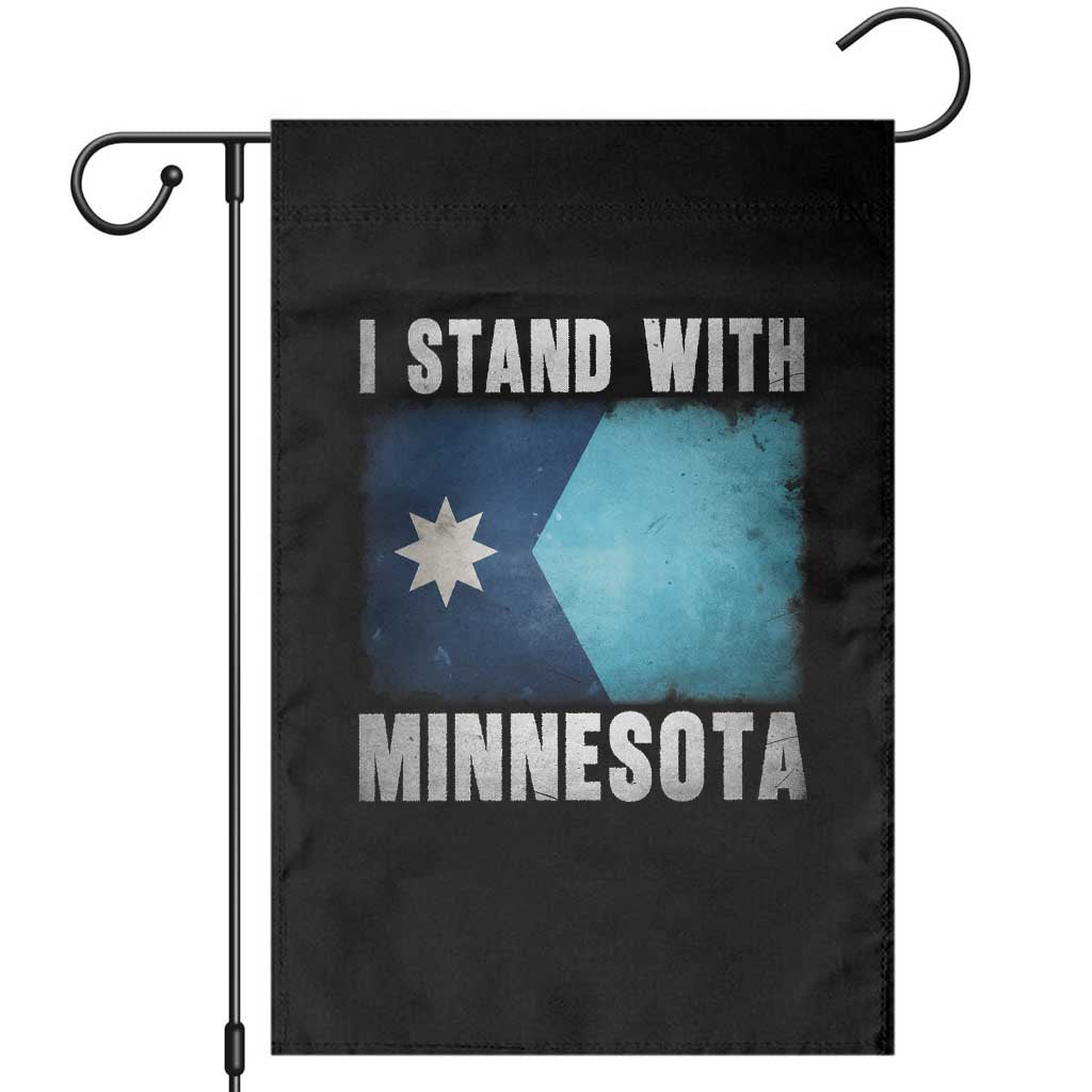 I Stand With Minnesota Garden Flag MN State Support Political Protest TS11 Black Print Your Wear
