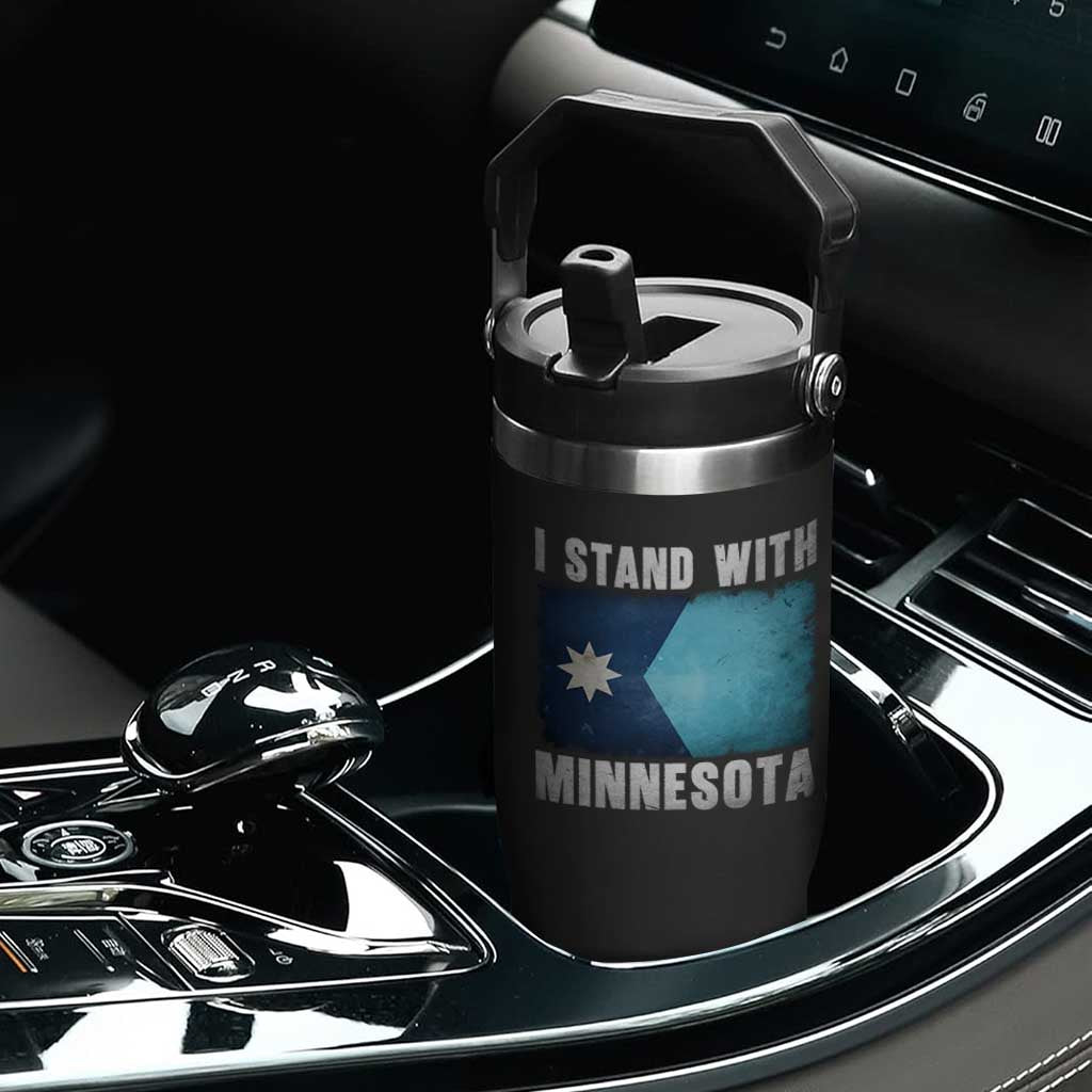 I Stand With Minnesota Flip Straw Tumbler MN State Support Political Protest TS11 Print Your Wear
