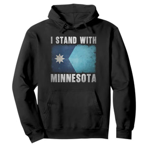 I Stand With Minnesota Hoodie MN State Support Political Protest TS11 Black Print Your Wear