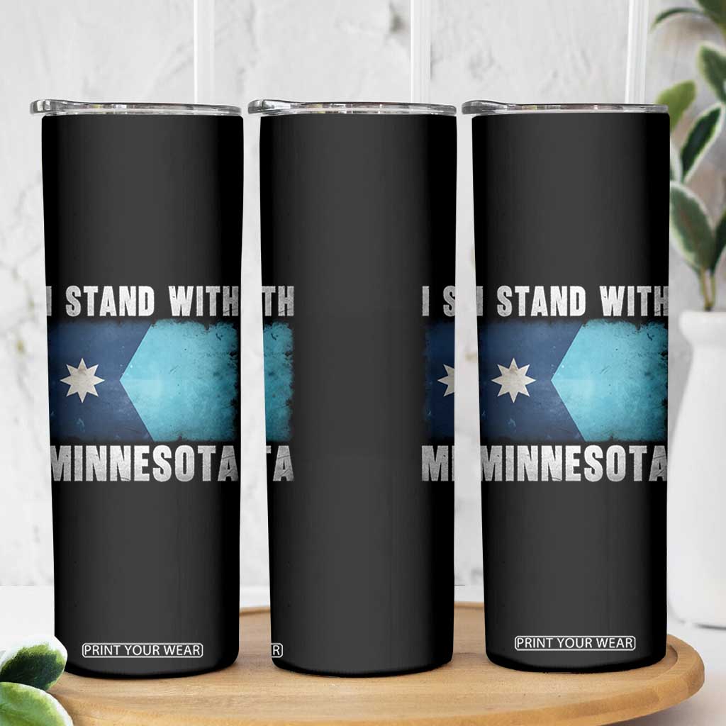 I Stand With Minnesota Skinny Tumbler MN State Support Political Protest TS11 Print Your Wear