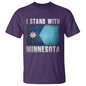 I Stand With Minnesota T Shirt MN State Support Political Protest TS11 Purple Print Your Wear