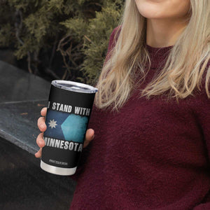 I Stand With Minnesota Tumbler Cup MN State Support Political Protest TS11 Print Your Wear