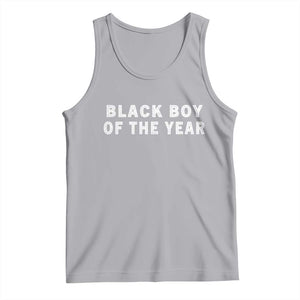 Black Boy Of The Year Tank Top Funny Gag Joke TS11 Athletic Heather Print Your Wear
