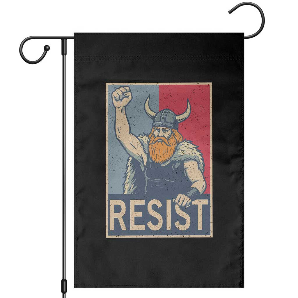 Funny Minneapolis Viking Resist Abolish Ice Protest Garden Flag TS11 Black Print Your Wear