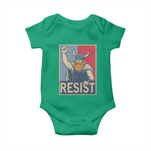 Funny Minneapolis Viking Resist Abolish Ice Protest Baby Onesie TS11 Irish Green Print Your Wear