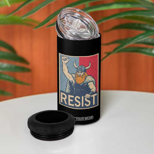 Funny Minneapolis Viking Resist Abolish Ice Protest 4 in 1 Can Cooler Tumbler TS11 Print Your Wear